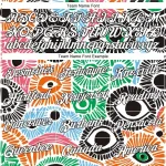 Custom Stitched White Black 3D Pattern Design Evil Eyes Sports Pullover Sweatshirt Hoodie - Image 3