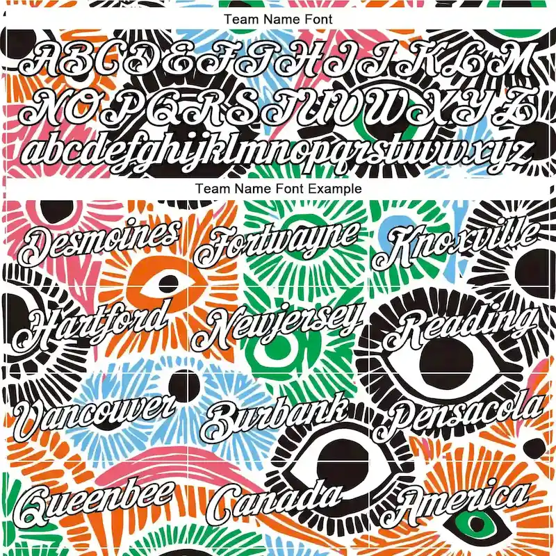 3DPattern5827-2.webp Custom Stitched White Black 3D Pattern Design Evil Eyes Sports Pullover Sweatshirt Hoodie - Image 3