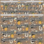 Custom Brown Black-White 3D Hawaii Flower And Fruit Pineapple Authentic Baseball Jersey - Image 4