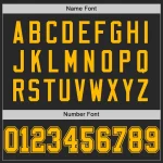 Custom Black Gold Mesh Authentic Football Jersey - Image 4