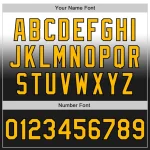 Custom White Gold-Black Authentic Fade Fashion Baseball Jersey - Image 5