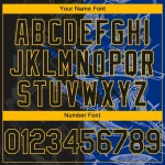 Custom Stitched Graffiti Pattern Black Royal-Gold 3D Scratch Sports Pullover Sweatshirt Hoodie - Image 4