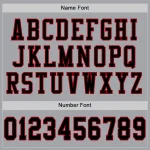 Custom Gray Black-Red Mesh Authentic Football Jersey - Image 4