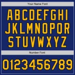 Custom Royal Gold-Black Bomber Full-Snap Varsity Letterman Two Tone Jacket - Image 7