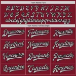 Custom Crimson Gray-Black Bomber Full-Snap Varsity Letterman Two Tone Jacket - Image 6