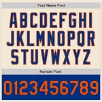 Custom Cream Orange Royal-White Bomber Varsity Letterman Two Tone Zipper Jacket - Image 5