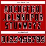 Custom Red Black-White Long Sleeve Performance T-Shirt - Image 5