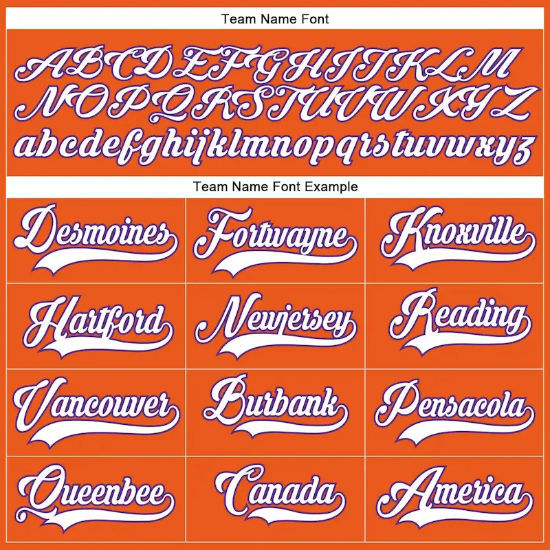 Orange0372-3.webp Custom Orange White-Purple Hockey Lace Neck Jersey - Image 4