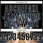 Custom Black White 3D Galaxy Splash Leopard Print Skull Bowling Performance Polo Shirt - Image 5