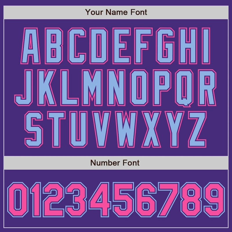 Purple0360-4.webp Custom Purple Pink-Light Blue Authentic Baseball Jersey - Image 5