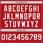 Custom Red White Pinstripe White Authentic Baseball Jersey - Image 5