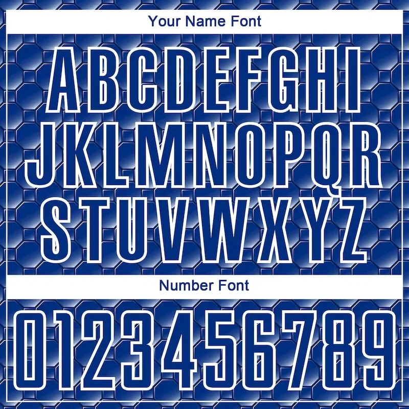 Soccer2802-5.webp Custom Royal White Geometric Shape Sublimation Soccer Uniform Jersey - Image 6