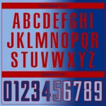 Custom Royal Light Blue-Red Sublimation Gradient Fashion Soccer Uniform Jersey - Image 6