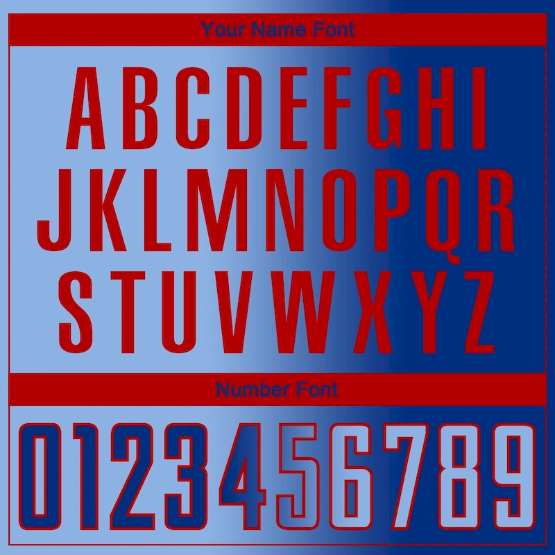 Soccer2996-5.webp Custom Royal Light Blue-Red Sublimation Gradient Fashion Soccer Uniform Jersey - Image 6