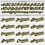 Custom White Black-Gold Authentic Two Tone Baseball Jersey - Image 4