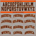 Custom Gray Black-Orange Authentic Baseball Jersey - Image 5