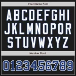 Custom Black Royal-Yellow Authentic Split Fashion Baseball Jersey - Image 5