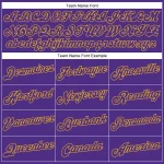 Custom White Purple-Gold Authentic Split Fashion Basketball Jersey - Image 3