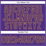 Custom White Purple-Gold Authentic Split Fashion Basketball Jersey - Image 4