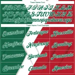 Custom Red White-Kelly Green 3D Mexico Performance T-Shirt - Image 3