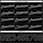 Custom Stitched Black White 3D Halloween Sports Pullover Sweatshirt Hoodie - Image 4