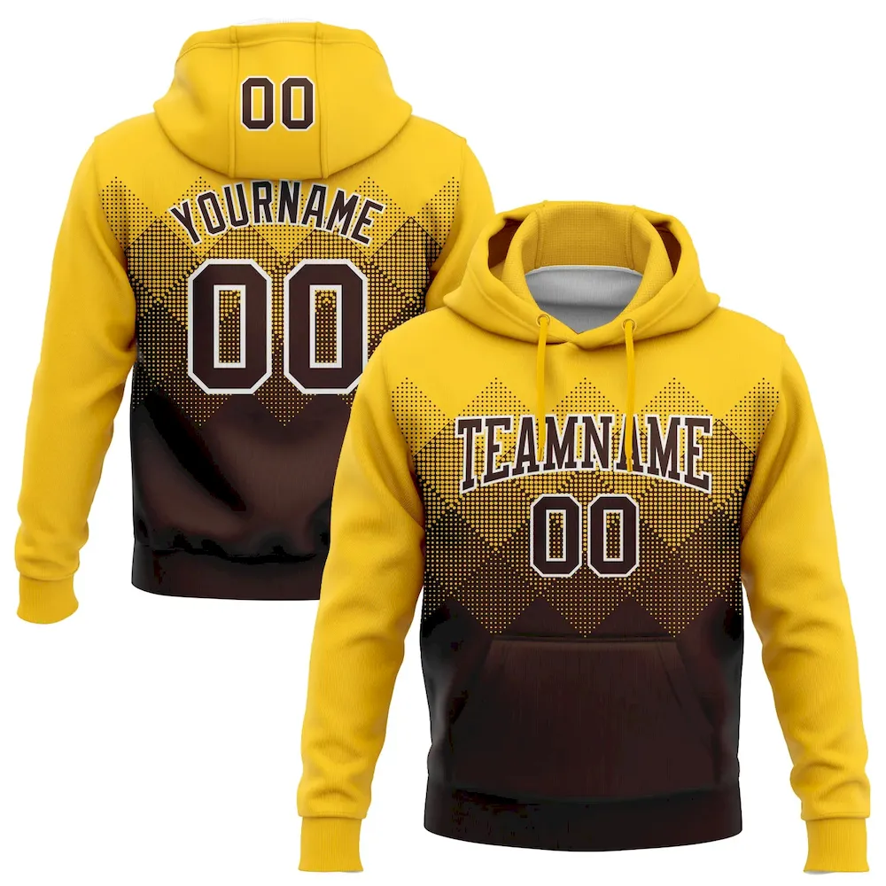 3DPattern5582.webp Custom Stitched Yellow Brown-White 3D Pattern Design Gradient Square Shape Sports Pullover Sweatshirt Hoodie - Image 1