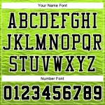 Custom Neon Green Black-White Round Neck Sublimation Basketball Suit Jersey - Image 4