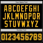 Custom Black Gold Authentic Throwback Baseball Jersey - Image 5