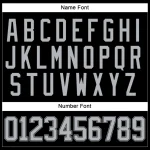 Custom Black Gray Hockey Jersey - Image 5