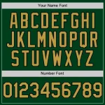 Custom Green Old Gold-Black Mesh Authentic Throwback Baseball Jersey - Image 5