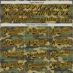 Custom Camo Black-Gold Bomber Full-Snap Varsity Letterman Salute To Service Hoodie Jacket - Image 4