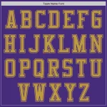 Custom Purple Old Gold Authentic Baseball Jersey - Image 3