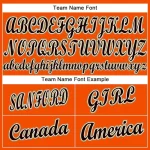 Custom Orange Black Cream-Old Gold Baseball Jersey - Image 5